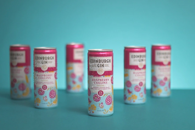 Cans of Edinburgh Gin RTDs
