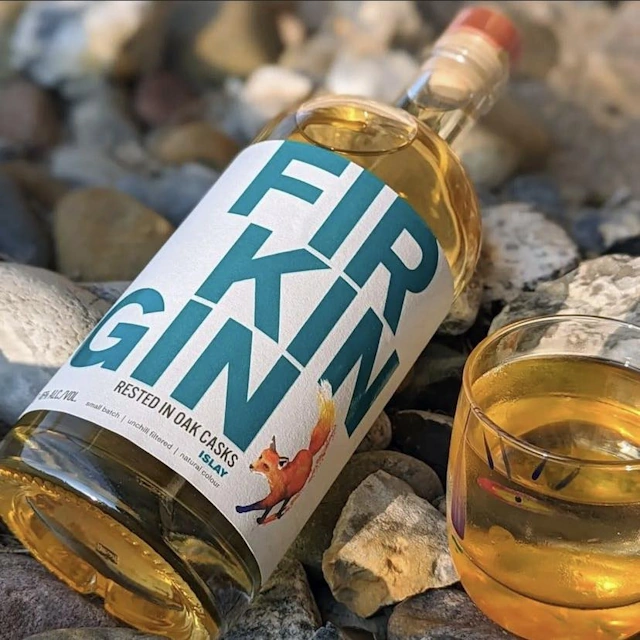 Firkin Gin Rested in Islay Whisky Casks