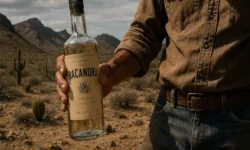Bacanora Bottle in Sonoran Desert