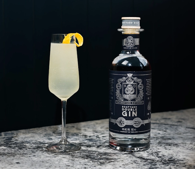 Boatyard Double Gin French 75 Gin Cocktail